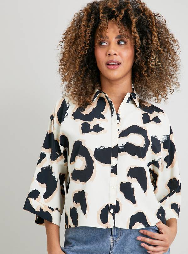 Buy Mono Leopard Print Shirt 14 Shirts Argos